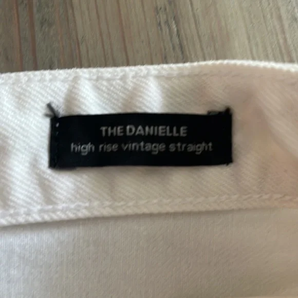 NWT Joe's Jeans x WEWOREWHAT Vintage High Rise Straight Danielle in Bone Sz 30 - Picture 6 of 10